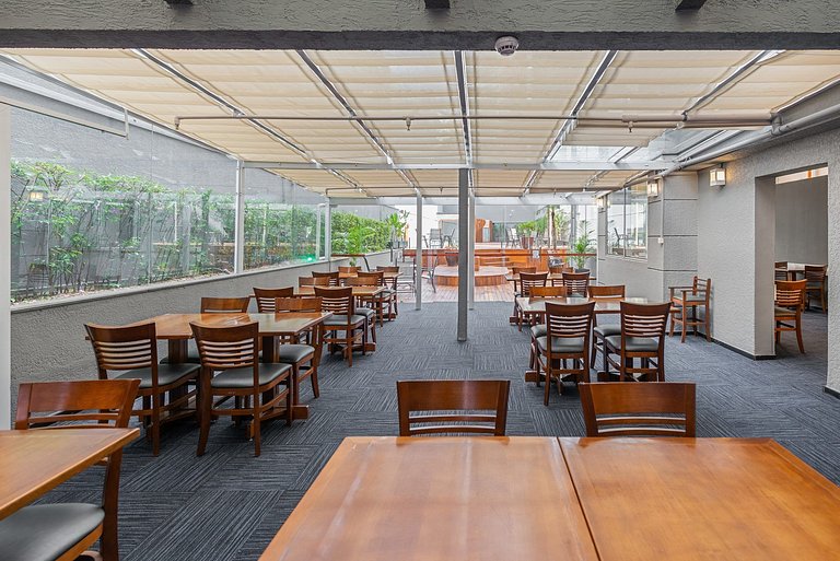 Apartamento em Hotel com café da manhã incluso