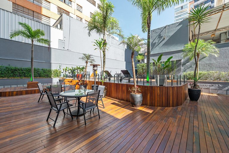 Apartamento em Hotel com café da manhã incluso