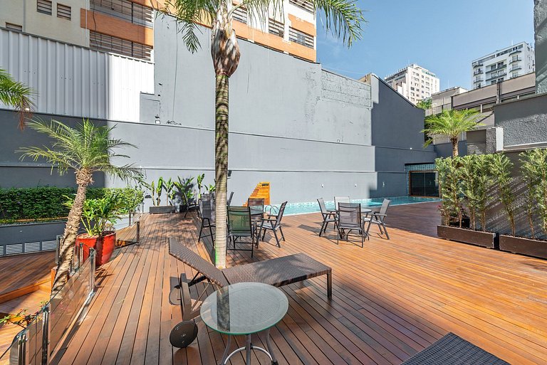 Apartamento em Hotel com café da manhã incluso