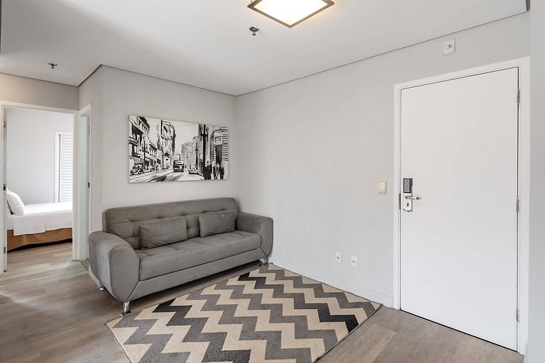 Apartamento em Hotel com café da manhã incluso