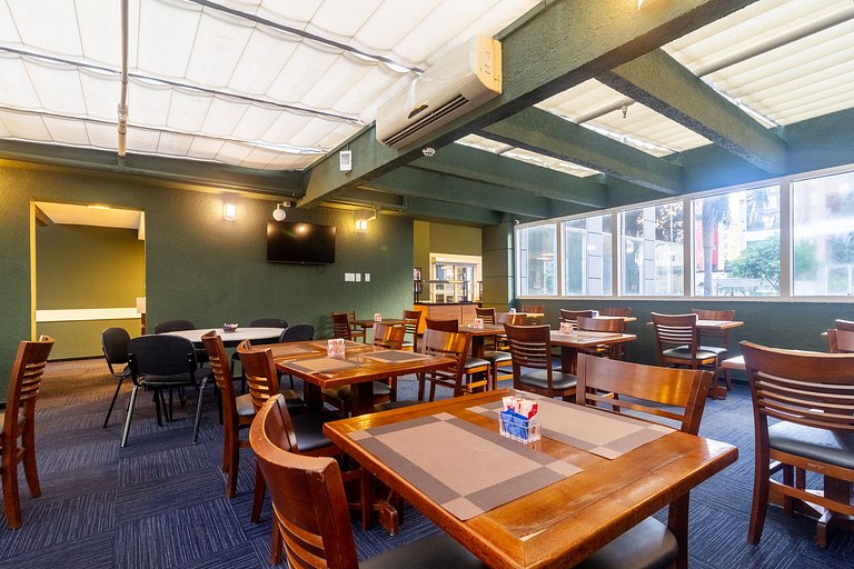 Apartamento em Hotel com café da manhã incluso