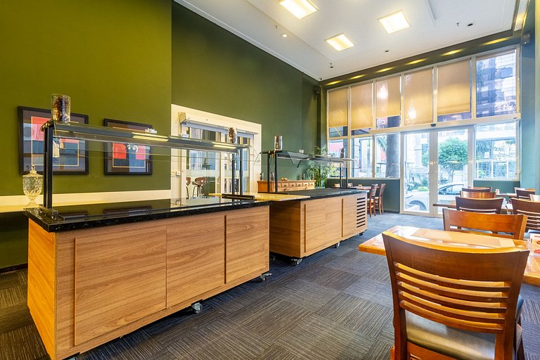 Apartamento em Hotel com café da manhã incluso