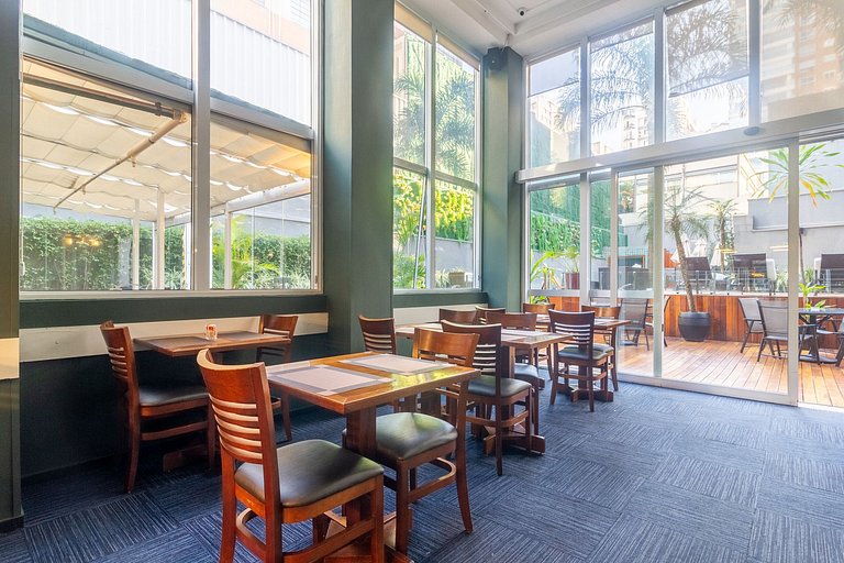 Apartamento em Hotel com café da manhã incluso