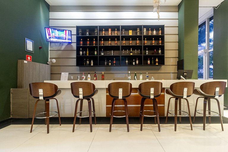 Apartamento em Hotel com café da manhã incluso