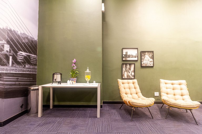 Apartamento em Hotel com café da manhã incluso