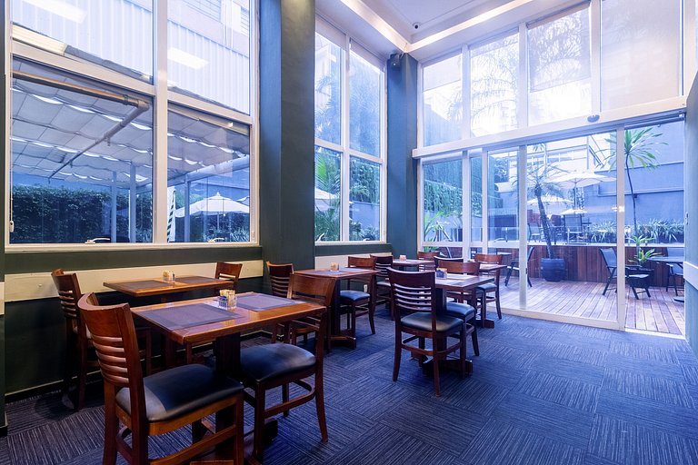Apartamento em Hotel com café da manhã incluso